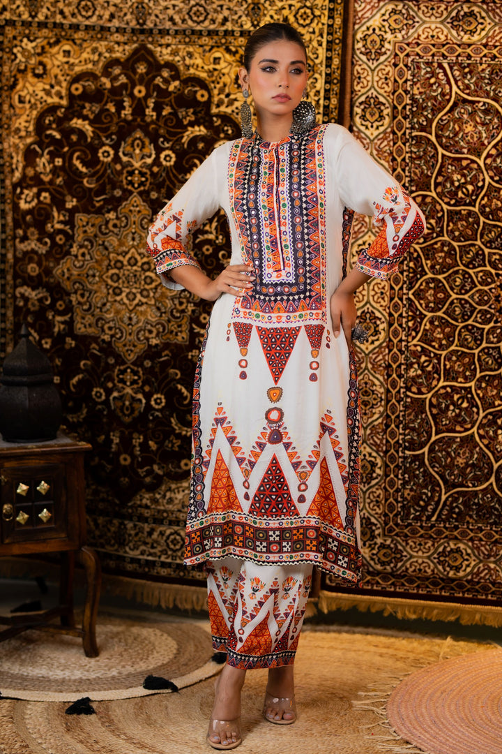 Tribal Elegance Kurta Set