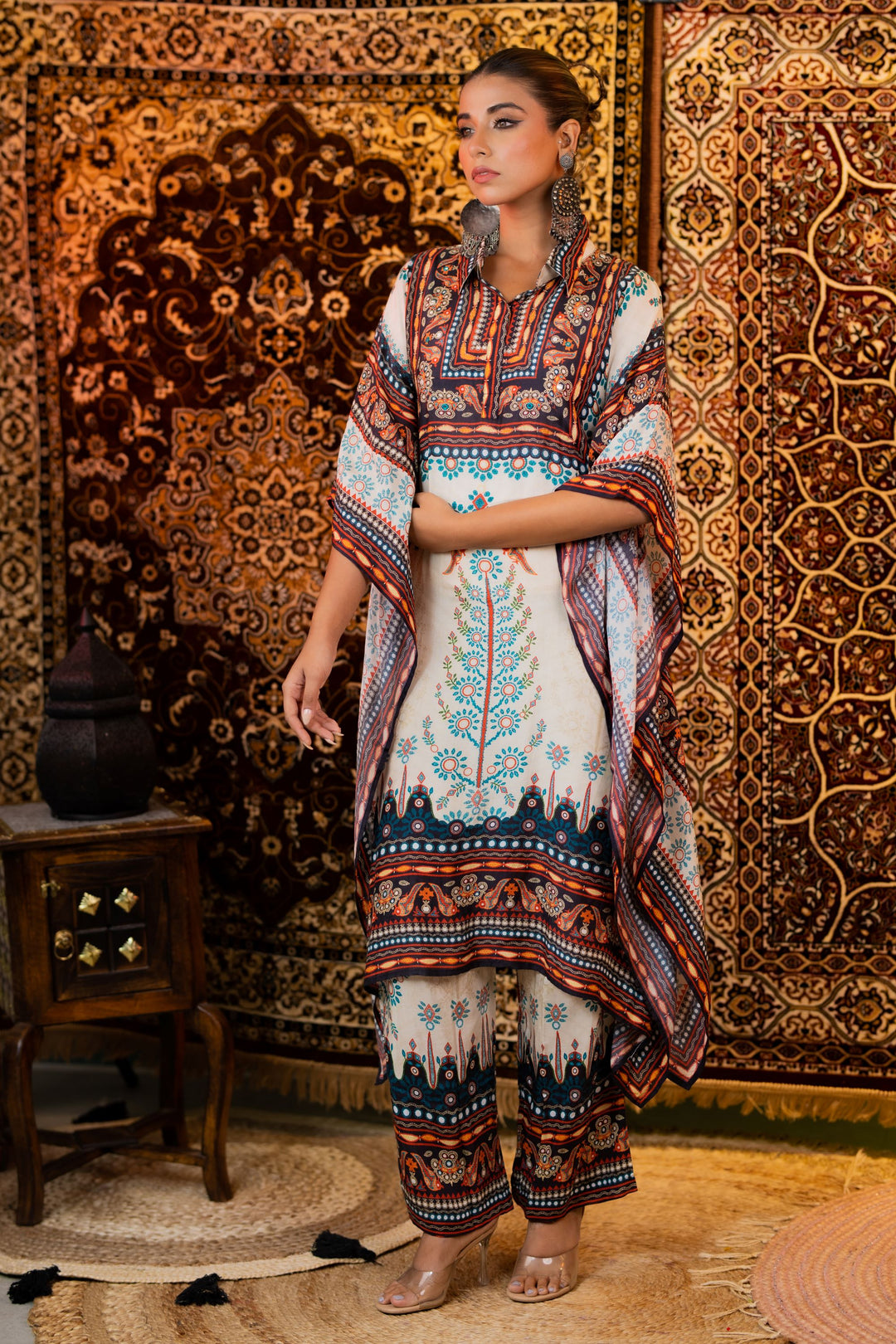 Boho Chic Kaftan Set