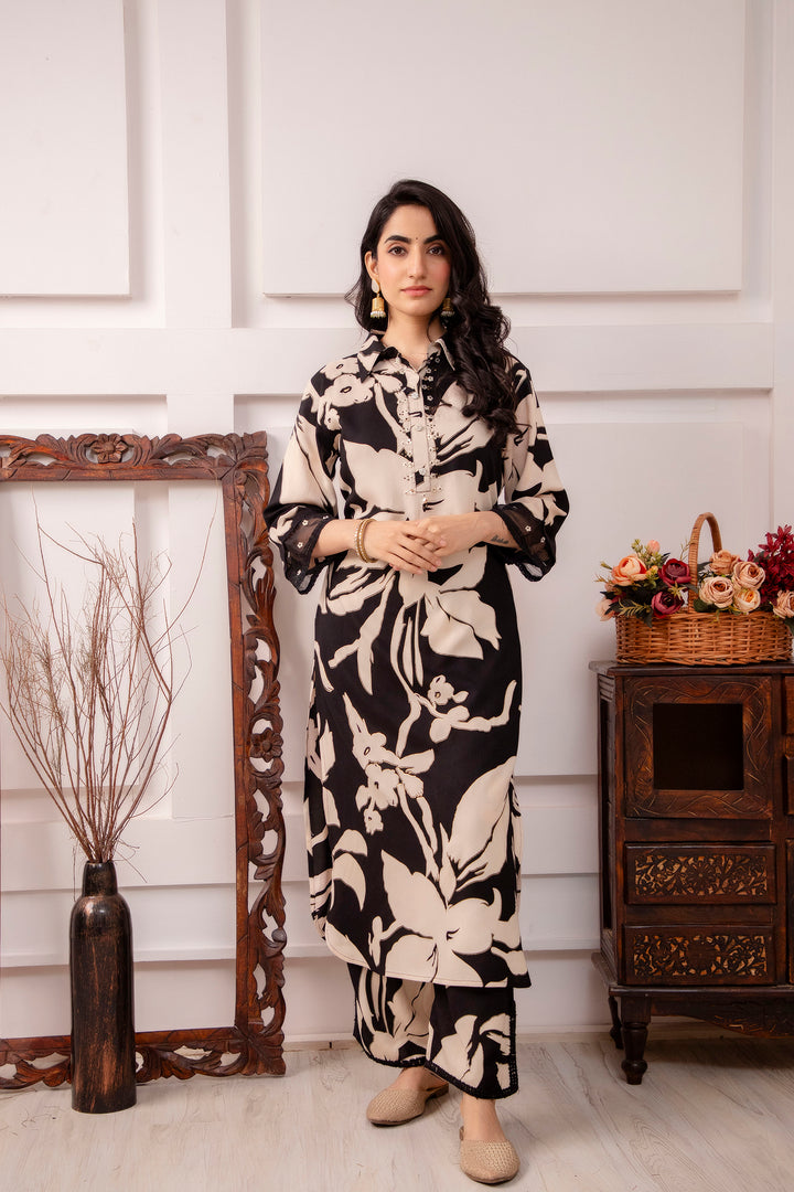 Midnight Garden Kurta Set