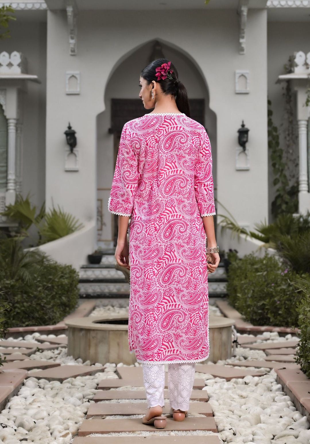 Softy Pink Cotton Suit Set